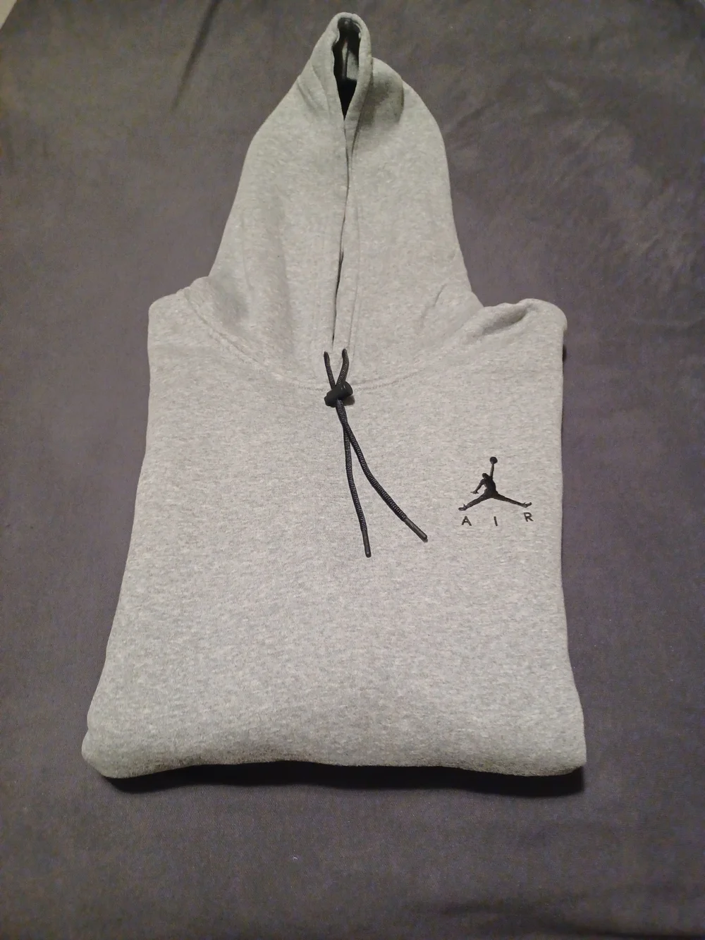 Men's Gray Jordan Hooded Sweatshirt